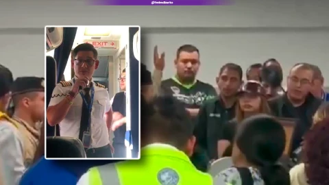 Vuelo detenido en el AICM por reclamo salarial de piloto
