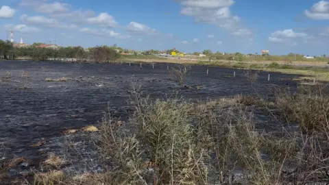 VIDEO: Así se ve el malecón de Pensiones tras el DEVASTADOR incendio del miércoles, 2 de abril de 2025