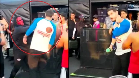 luchador chessman golpea a adrián marcelo video