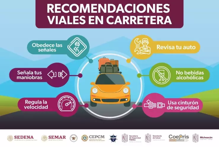 Precauciones para evitar accidentes en carretera