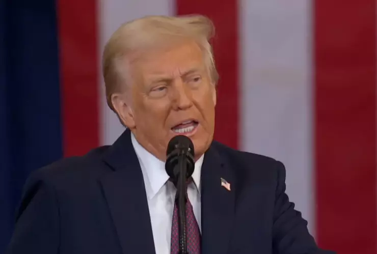 El 47º presidente de Estados Unidos Donald Trump.