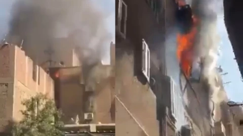 Se incendia iglesia en Egipto y mueren 41 personas.