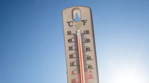 Termómetro con altas temperaturas