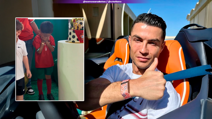 Momento viral: Cristiano Ronaldo sorprende a un pequeño fan y su reacción conmueve a millones