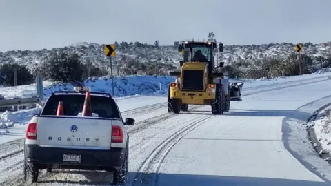 Advertencia de nevada en BC y La Rumorosa este miércoles 1 de marzo