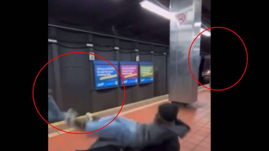 Hombre muere atropellado por el metro de filadelfia tras resbalar por