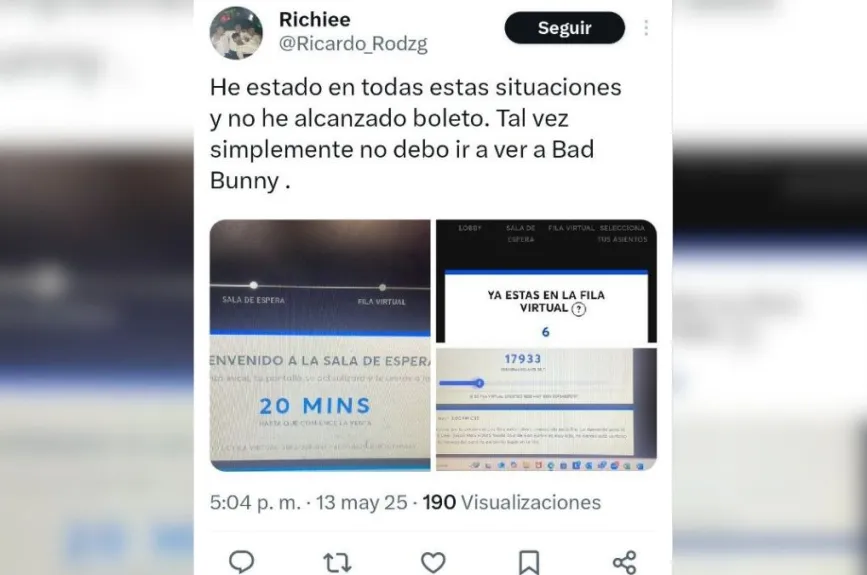 Estos son los memes que nos dejó de la venta de boletos para Bad Bunny 2025