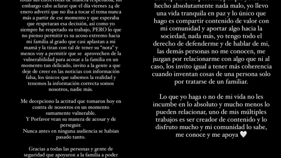 Mensaje Rodrigo Márquez