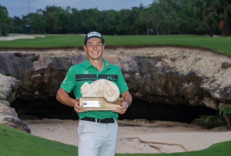 Viktor Hovland se lleva el título del Mayakoba Golf Classic
