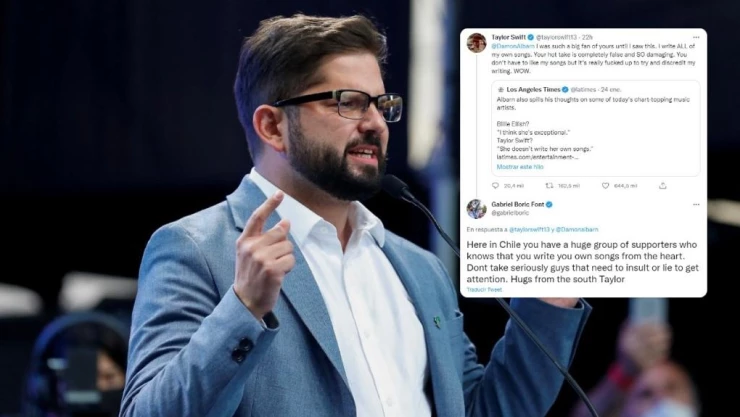 Gabriel Boric Taylor Swift Chile