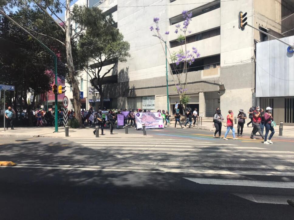 Manifestación Insurgentes