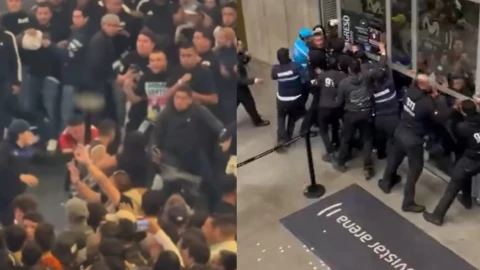 El show de Damas Gratis en Colombia fue suspendido por disturbios que desbordaron la capacidad policial en el Movistar Arena.