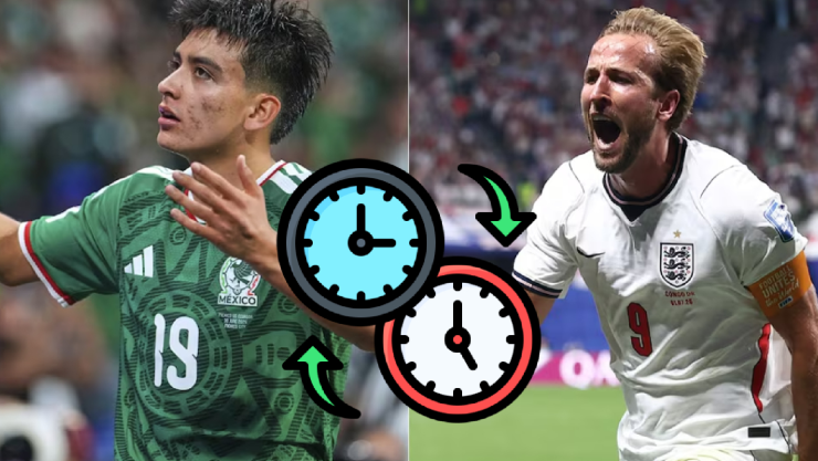 México vs Inglaterra horario