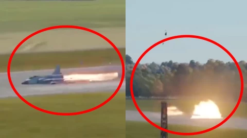 Se estrella avión de combate