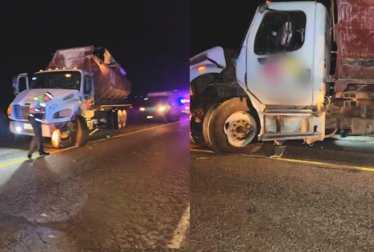 Choque de tráiler en Jiquipilas