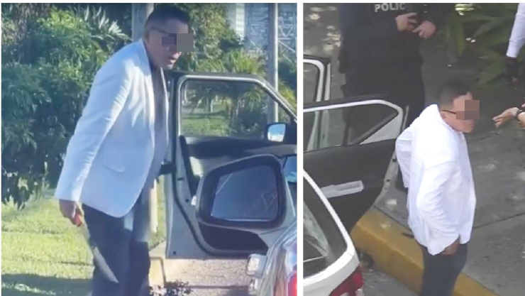 Detienen a hombre que amenazó con machete a una mujer en Cancún