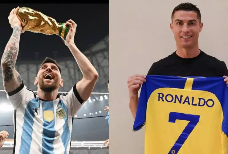 lionel messi y cristiano ronaldo
