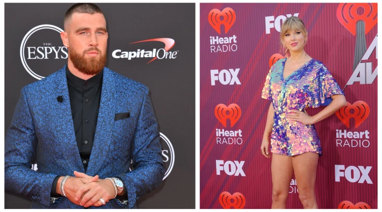 una foto de la actual pareja de Taylor Swift y Travis Kelce
