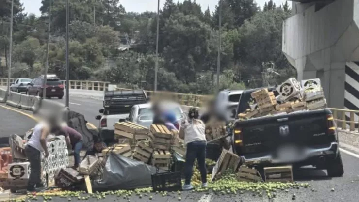 Accidente paralizó la carretera Tlaxcala-Apizaco hoy: caos vial en El Molinito