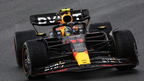 Checo P&eacute;rez en el GP de los Pa&iacute;ses Bajos 2023