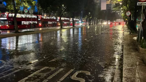 Lluvia en el clima CDMX