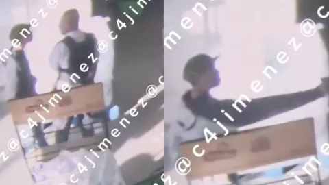 VIDEO ¡IMÁGENES FUERTES! Hombre le dispara a guardia de seguridad por la espalda
