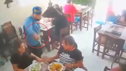 VIDEO: Captan asalto a mano armada en restaurante de Coacalco, Edomex