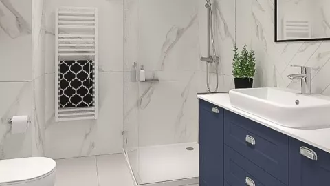 4 ideas para reemplazar el color de las paredes de tu baño por opciones más aesthetics