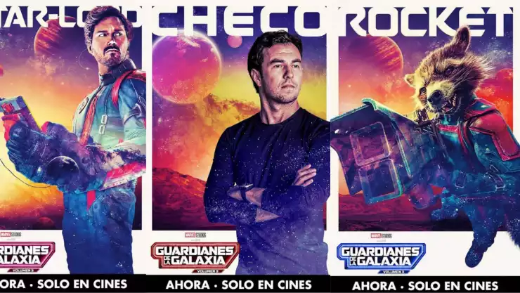 Sergio “Checo” Pérez se une a Guardianes de la Galaxia 3