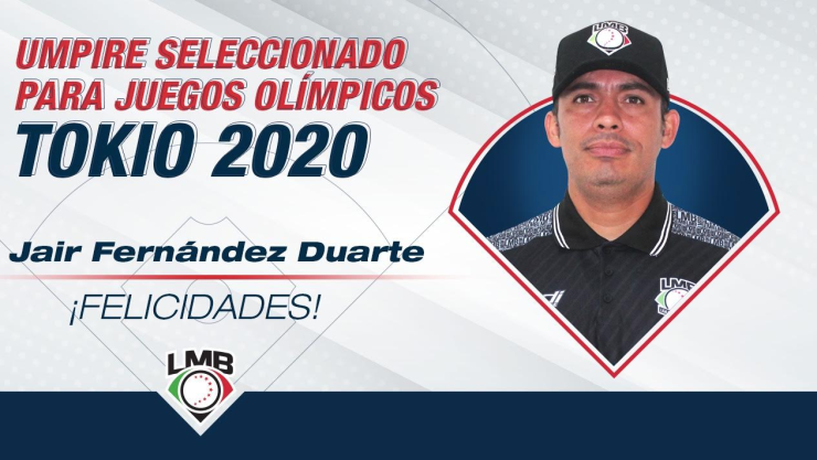 ¡Umpire mexicano estará presente en los Juegos Olímpicos!