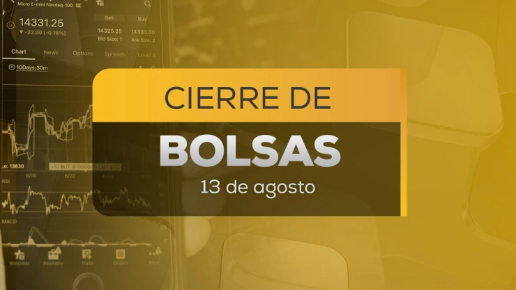 Bolsa Mexicana de Valores: cierre hoy 13 de agosto 2026