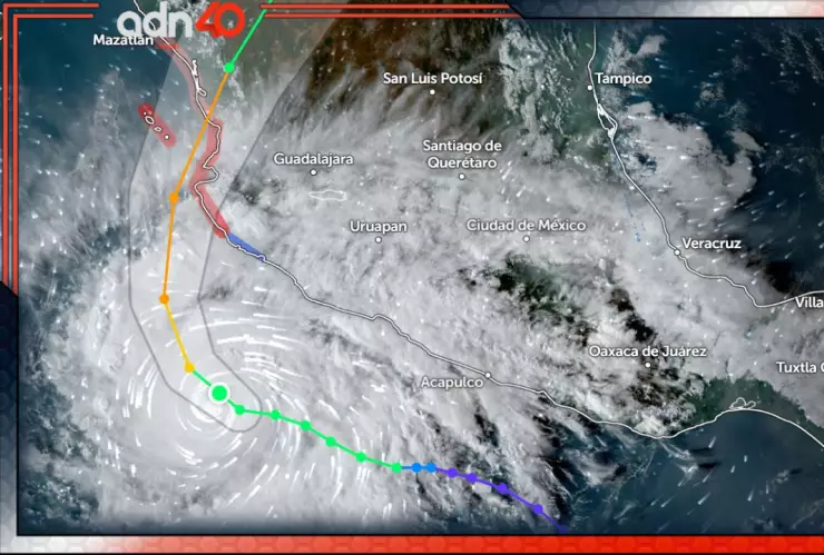 Sigue aquí la trayectoria en tiempo real de la tormenta tropical Roslyn