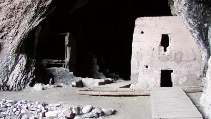 sitio arqueológico en las montañas de Chihuahua