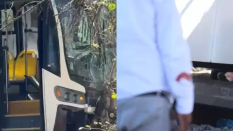 FOTOS | Niña muere aplastada tras ser atropellada por un camión del transporte público en Aguascalientes