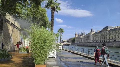 Se anulan los primeros entrenamientos en el Sena por la mala calidad del agua