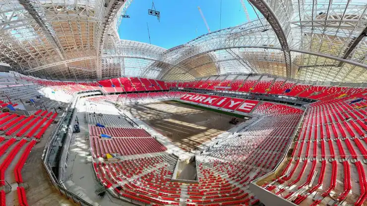 Así luce por dentro el nuevo Estadio de Ankara en Turquía