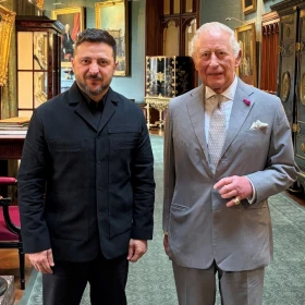 Zelenski se reúne con el Rey Carlos III de Reino Unido