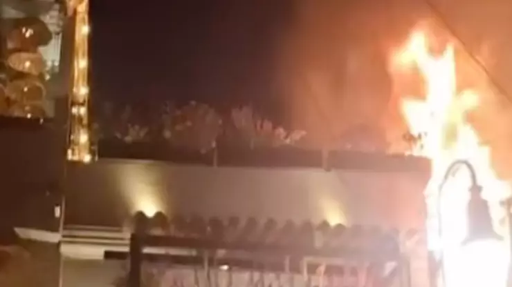 Incendio pollería Cholula