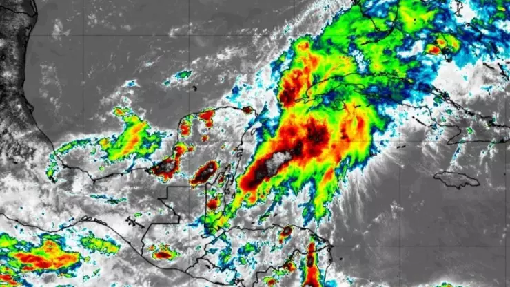 Alerta el Servicio Meteorológico Nacional por TEMPORAL DE LLUVIAS que afectará a la Península de Yucatán