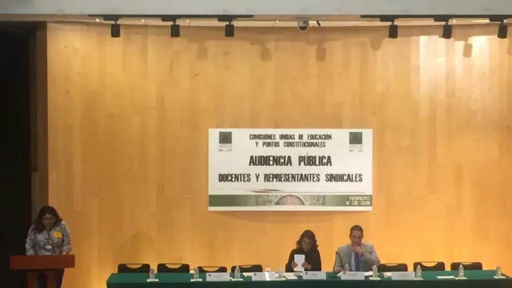 Audiencias reforma educativa