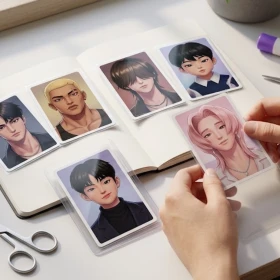 5 ideas para hacer tarjetas coleccionables de los Saja Boys