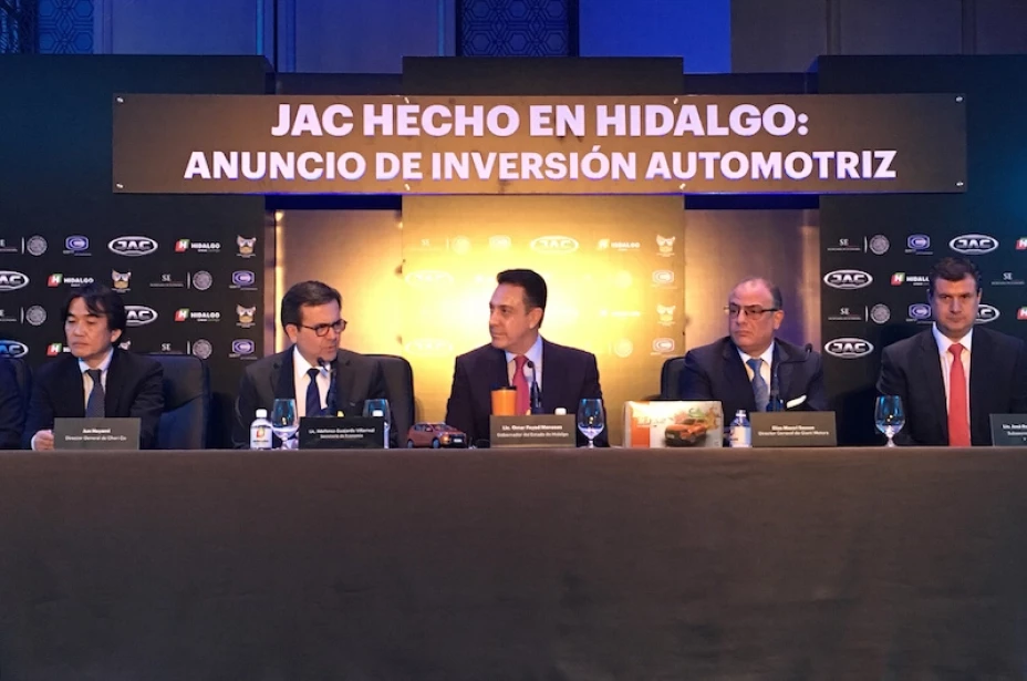 Anuncio de inversión en Hidalgo