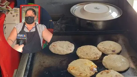 Pupusas en Mazatlán