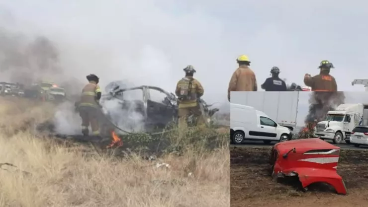 Así fue el accidente que dejó un muerto en la Carretera Zacatecas-Aguascalientes