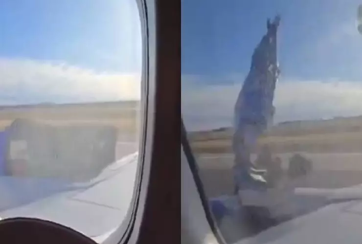 El momento en que se desprende cubierta de motor de avión en pleno vuelo EU; VIDEO.jpg
