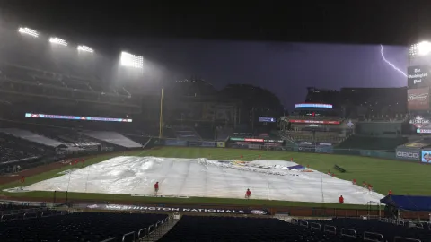 Se suspende el primer partido de las Grandes Ligas: Nationals vs. Yankees