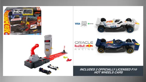 Largada con coche de Red Bull