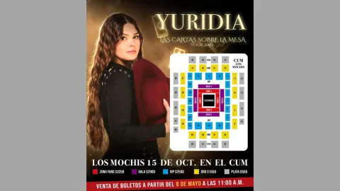 Yuridia en Los Mochis