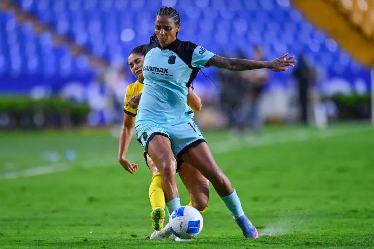 Geyse Ferreira, en un partido contra América