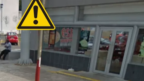 Pizzería ladrón queda atrapado